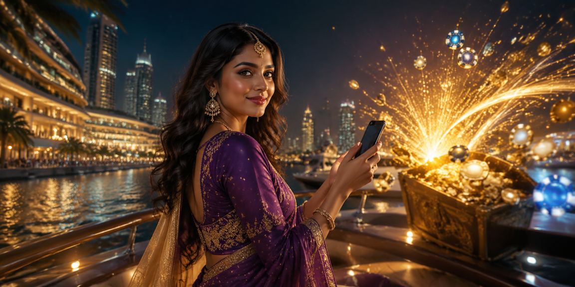 Mumbai Bandra casino app display with blue and gold interface